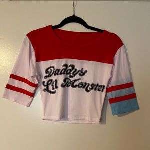 Harley Quinn Costume T-shirt Size S